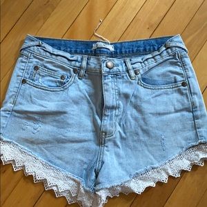 Cute Free People Denim Shorts